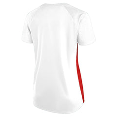 Fanatics San Francisco 49ers Women's Plus Size Glitter Lace-Up V- Neck T-Shirt White