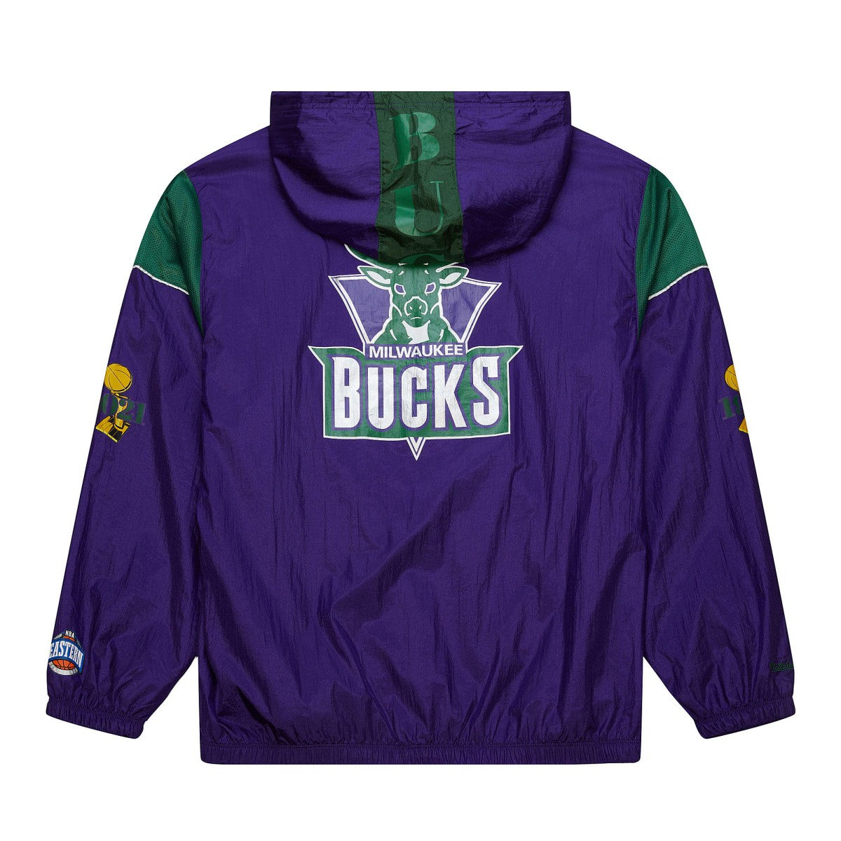 Milwaukee Bucks Unisex Hardwood Classics Team OG 3.0 Anorak Half-Zip Windbreaker Jacket Purple | Mitchell & Ness Near Me