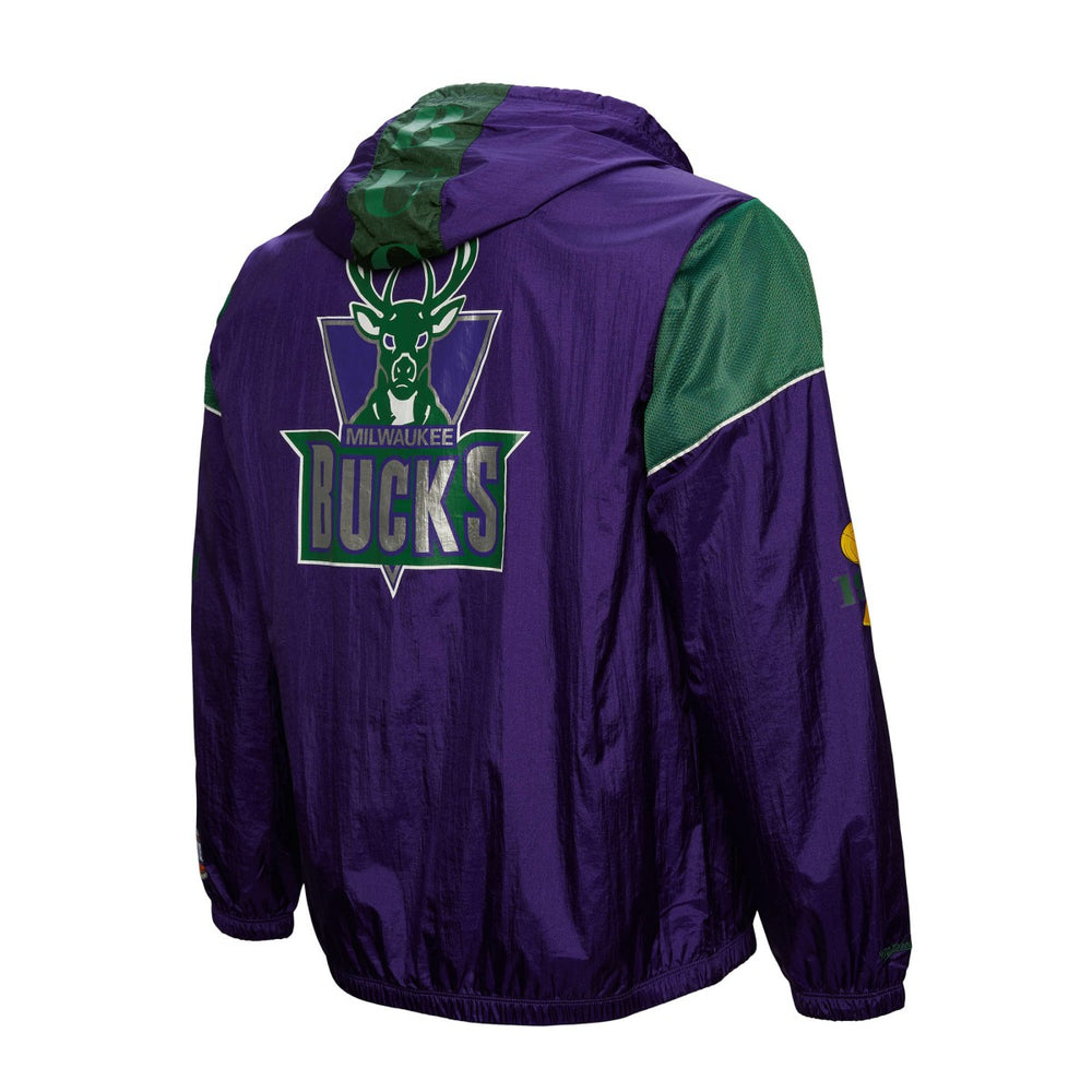 Milwaukee Bucks Unisex Hardwood Classics Team OG 3.0 Anorak Half-Zip Windbreaker Jacket Purple | Mitchell & Ness Near Me