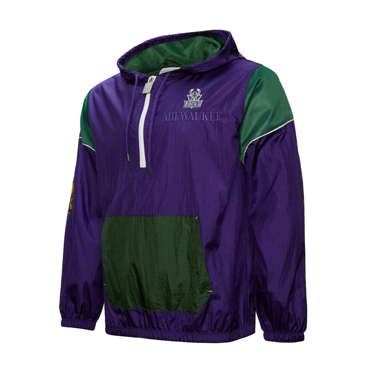 Milwaukee Bucks Unisex Hardwood Classics Team OG 3.0 Anorak Half-Zip Windbreaker Jacket Purple | Mitchell & Ness Near Me