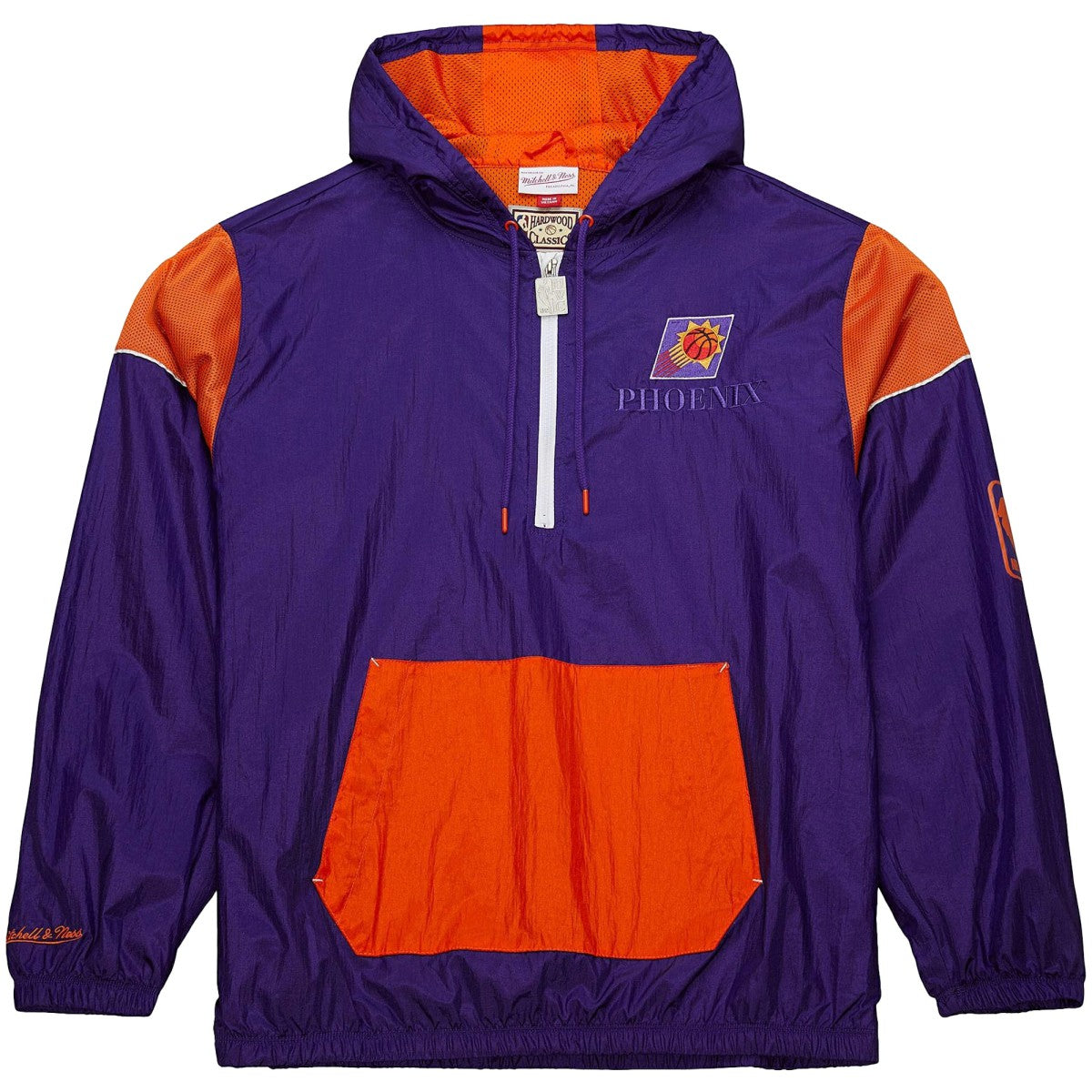 Phoenix Suns Unisex Hardwood Classics Team OG 3.0 Anorak Half-Zip Windbreaker Jacket Purple | Mitchell & Ness US
