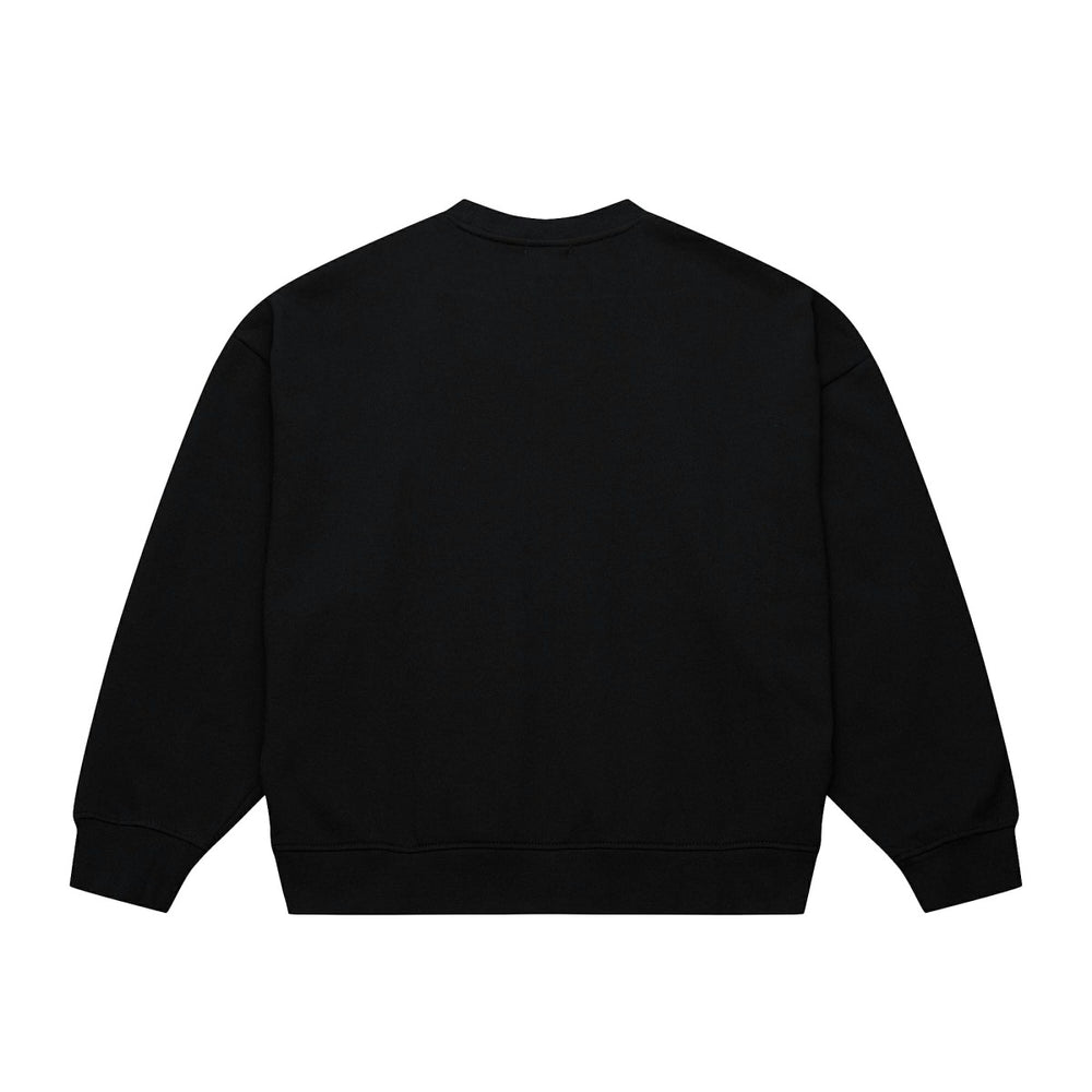 New York Knicks Women's Hardwood Classics Home Team Pullover Sweatshirt Black | Mitchell & Ness for sale