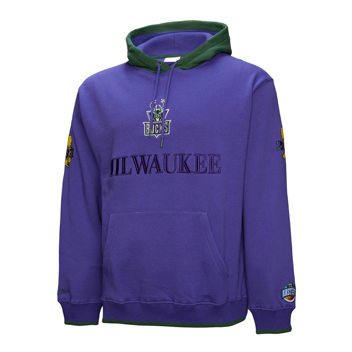 Milwaukee Bucks Hardwood Classics Team OG 3.0 Pullover Hoodie Purple | Mitchell & Ness Near Me