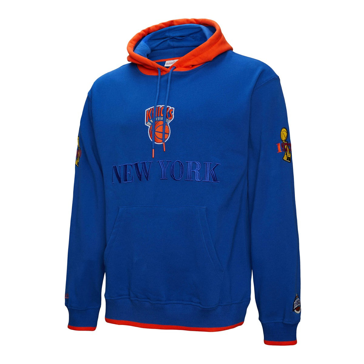 New York Knicks Hardwood Classics Team OG 3.0 Pullover Hoodie Royal | Mitchell & Ness Lifestyle