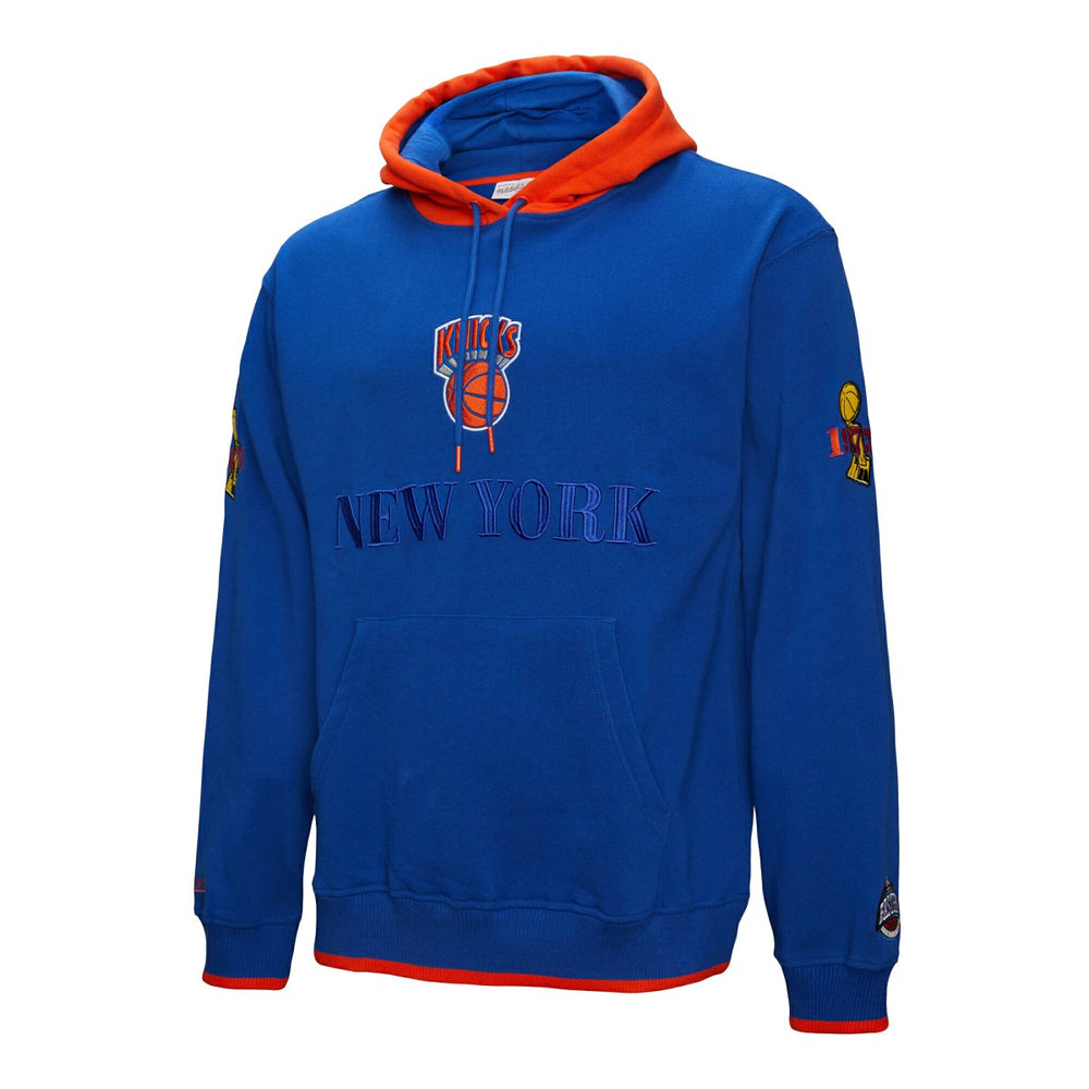 New York Knicks Hardwood Classics Team OG 3.0 Pullover Hoodie Royal | Mitchell & Ness Lifestyle