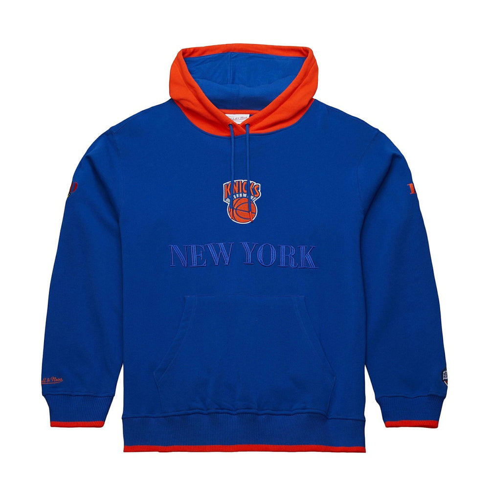 New York Knicks Hardwood Classics Team OG 3.0 Pullover Hoodie Royal | Mitchell & Ness Lifestyle