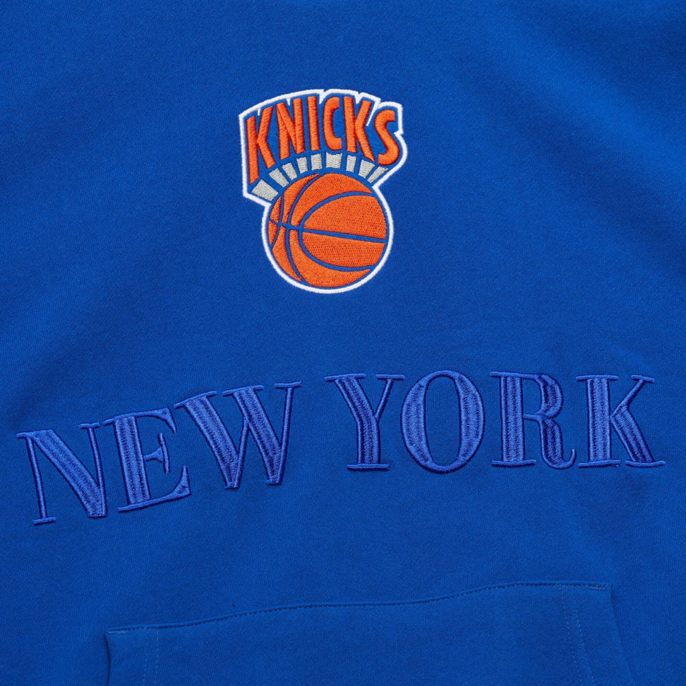 New York Knicks Hardwood Classics Team OG 3.0 Pullover Hoodie Royal | Mitchell & Ness Lifestyle