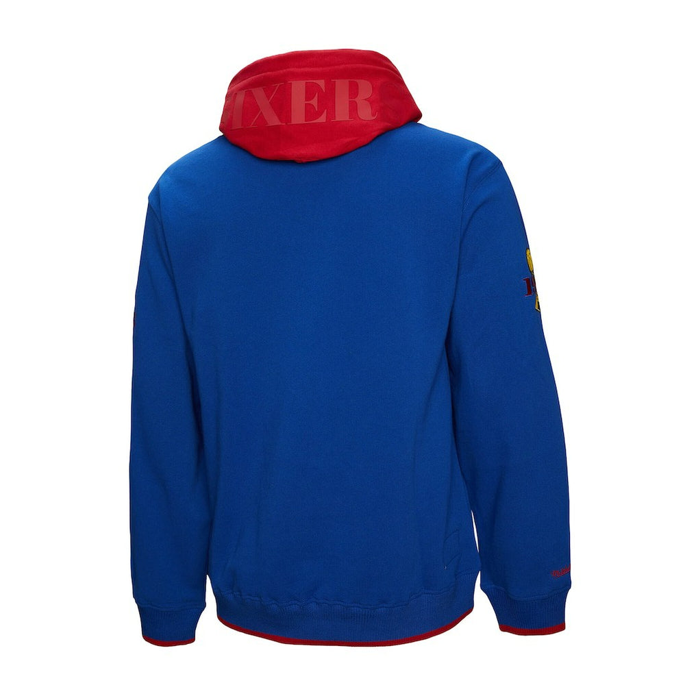 Philadelphia 76ers Hardwood Classics Team OG 3.0 Pullover Hoodie Royal | Mitchell & Ness US