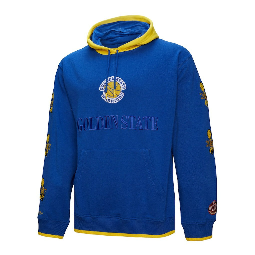 Golden State Warriors Hardwood Classics Team OG 3.0 Pullover Hoodie for sale Royal | Mitchell & Ness for sale
