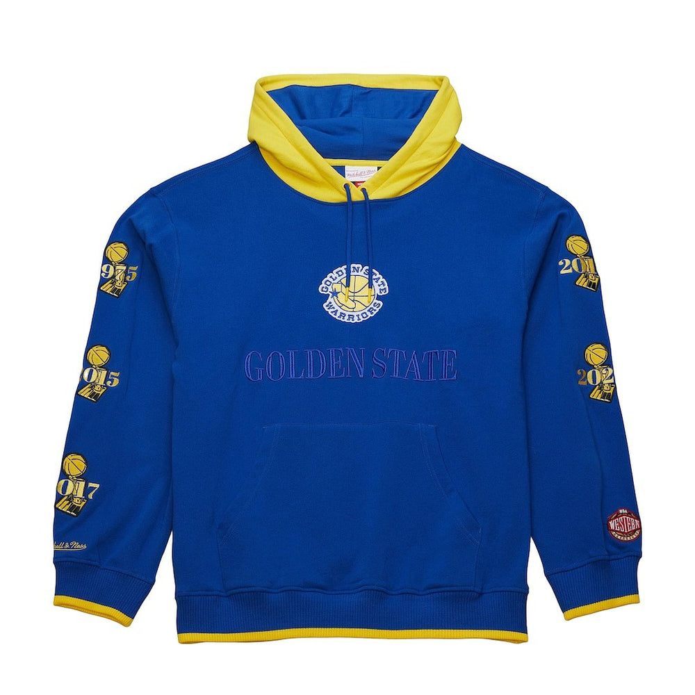 Golden State Warriors Hardwood Classics Team OG 3.0 Pullover Hoodie for sale Royal | Mitchell & Ness for sale