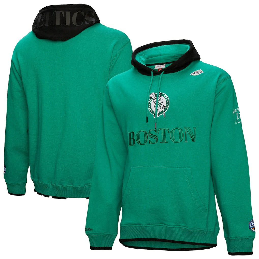 Boston Celtics Hardwood Classics Team OG 3.0 Pullover Hoodie Kelly Green | Mitchell & Ness outlet