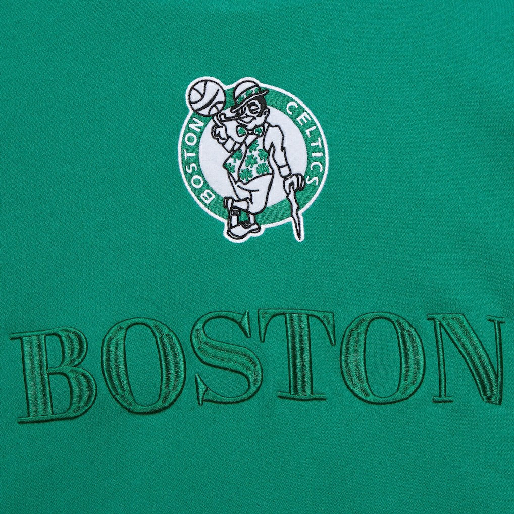 Boston Celtics Hardwood Classics Team OG 3.0 Pullover Hoodie Kelly Green | Mitchell & Ness outlet