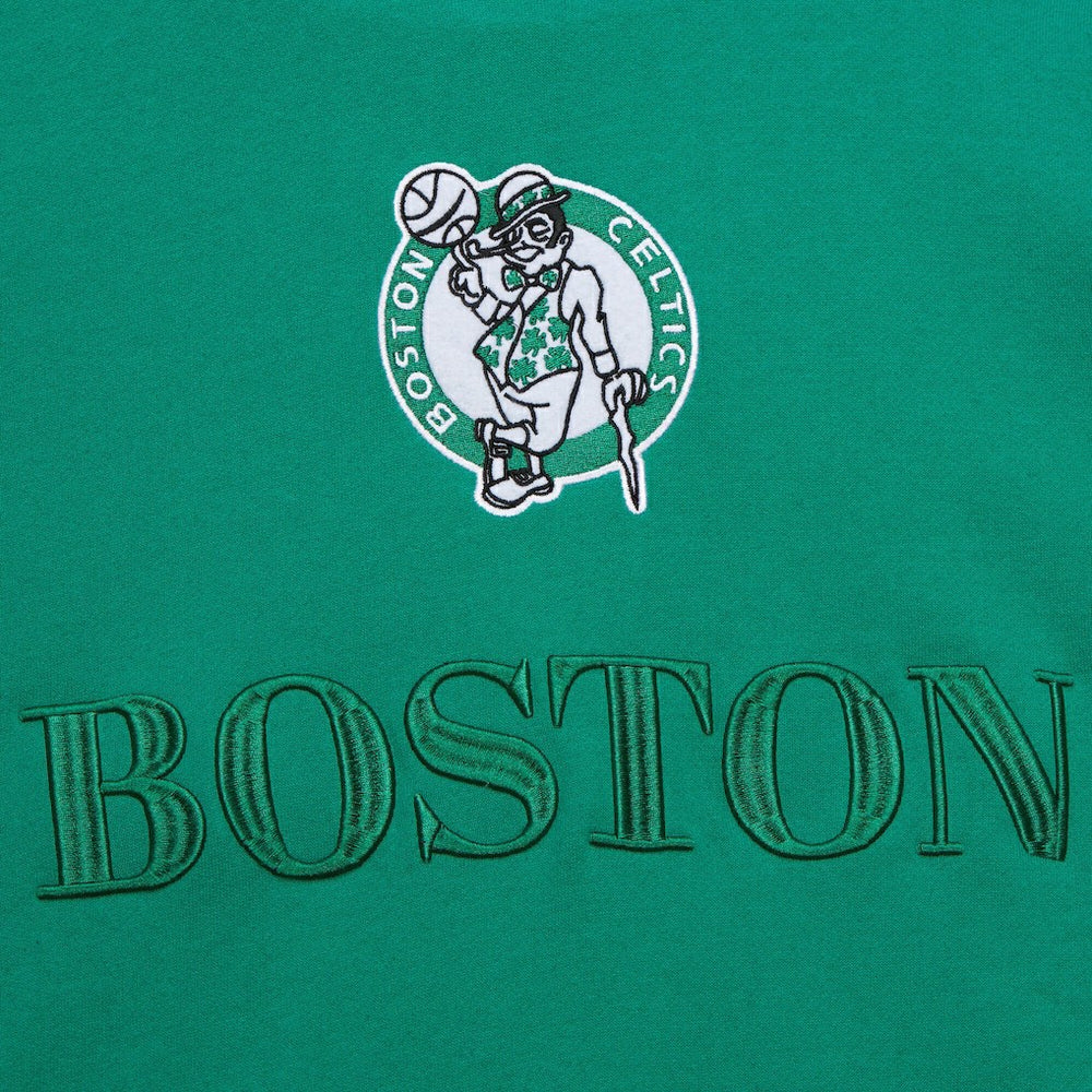 Boston Celtics Hardwood Classics Team OG 3.0 Pullover Hoodie Kelly Green | Mitchell & Ness outlet