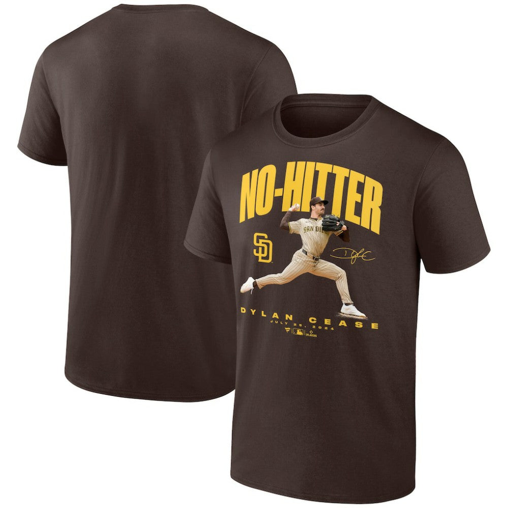 Dylan Cease San Diego Padres No-Hitter T-Shirt - Brown - MLB Online