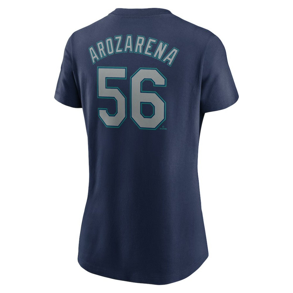 Randy Arozarena Seattle Mariners Nike Women's Cooperstown Collection Fuse Name & Number T-Shirt - Navy - Nike Lifestyle