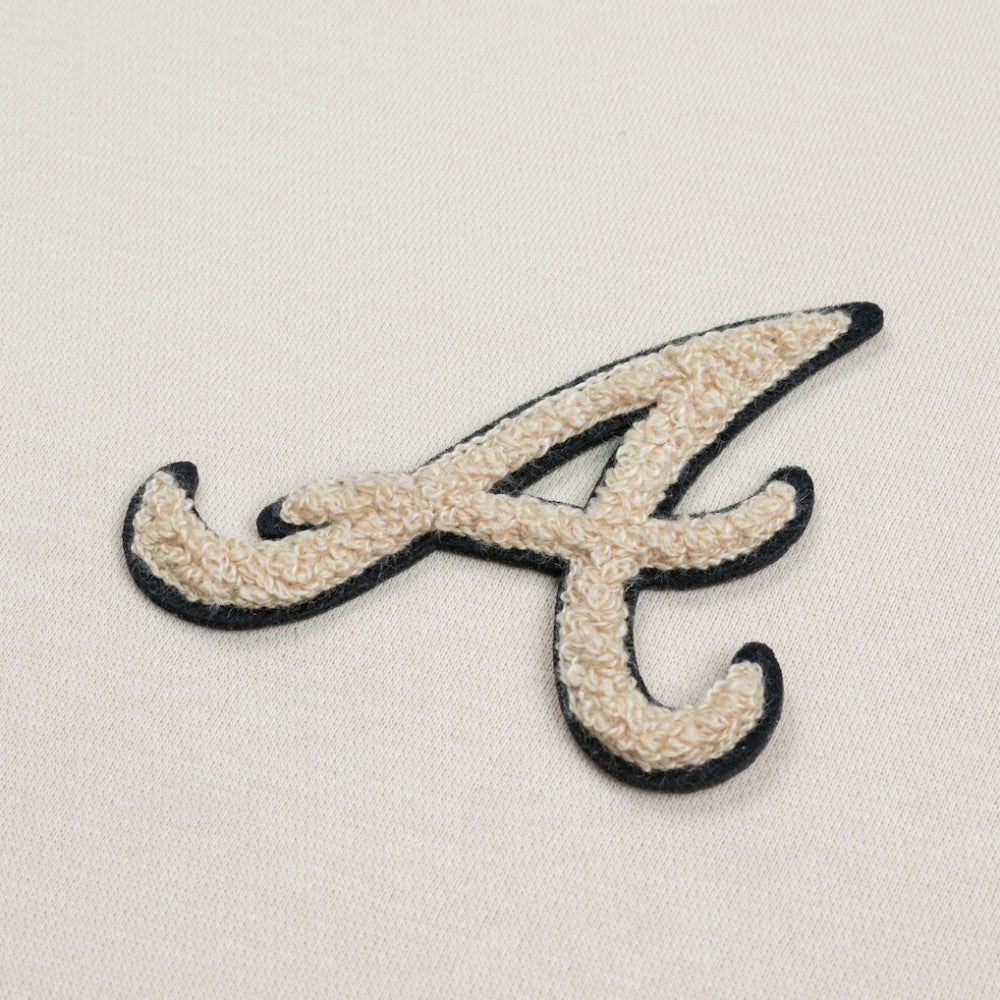 Atlanta Braves Levelwear Murray Quarter-Zip Sweatshirt - Khaki - MLB Lifestyle