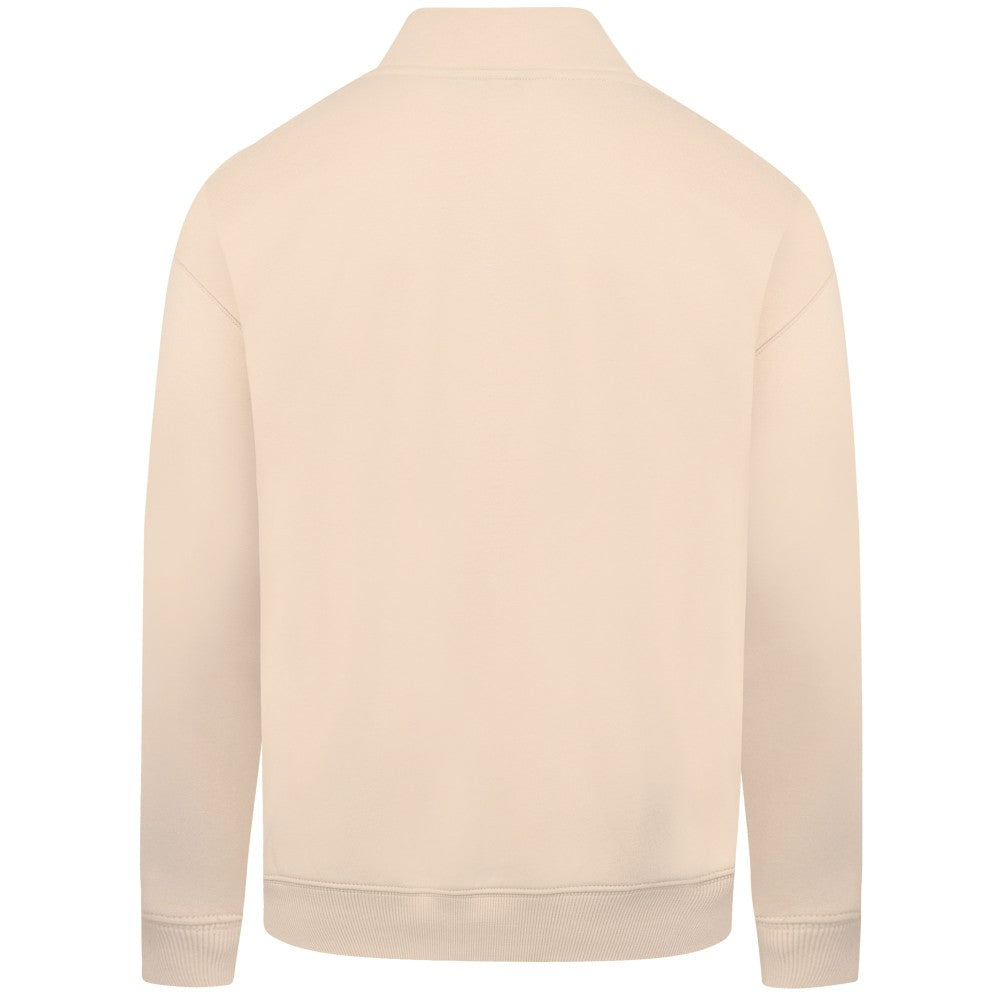 Cincinnati Reds Levelwear Murray Quarter-Zip Sweatshirt - Khaki - MLB Lifestyle