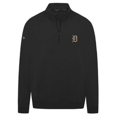 Detroit Tigers Levelwear Murray Quarter-Zip Sweatshirt - Black - MLB Sale