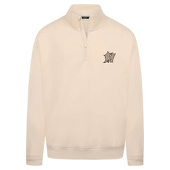 Miami Marlins Levelwear Murray Quarter-Zip Sweatshirt - Khaki - MLB on Sale
