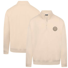 Washington Nationals Levelwear Murray Quarter-Zip Sweatshirt - Khaki - MLB Online