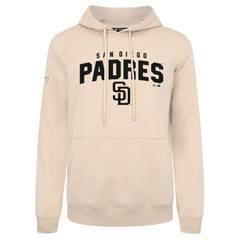 San Diego Padres Levelwear Podium Team Arch Pullover Hoodie - Khaki - MLB Sale