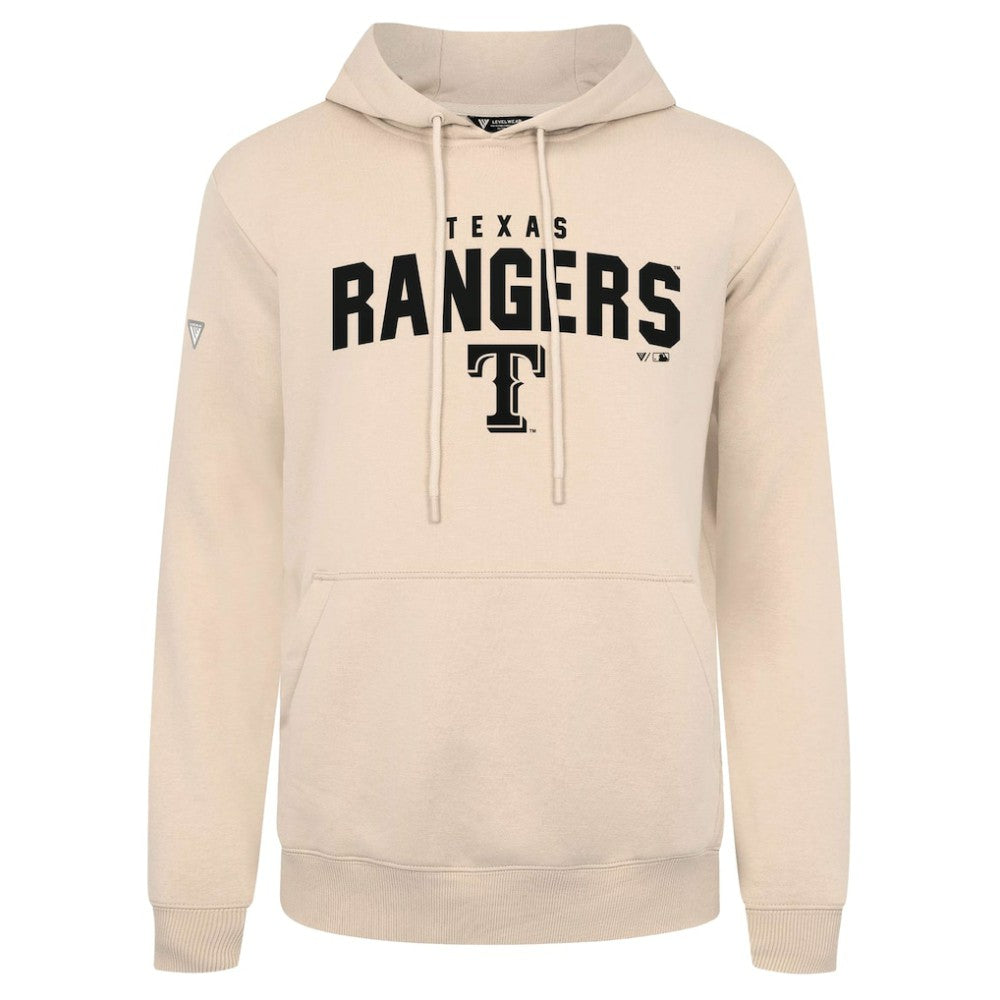Texas Rangers Levelwear Podium Team Arch Pullover Hoodie - Khaki - MLB Online