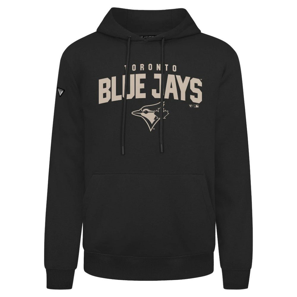 Toronto Blue Jays Levelwear Podium Team Arch Pullover Hoodie - Black - MLB on Sale