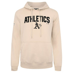 Athletics Levelwear Podium Team Arch Pullover Hoodie - Khaki - MLB on Sale