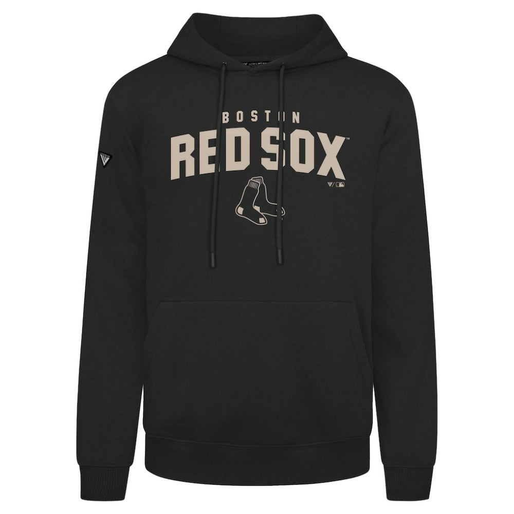 Boston Red Sox Levelwear Podium Team Arch Pullover Hoodie - Black - MLB Lifestyle
