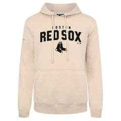 Boston Red Sox Levelwear Podium Team Arch Pullover Hoodie - Khaki - MLB Sale