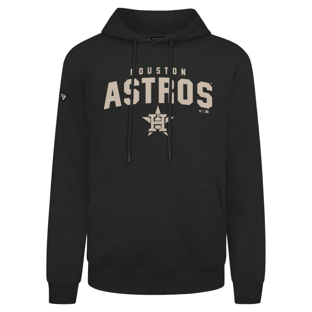 Houston Astros Levelwear Podium Team Arch Pullover Hoodie - Black - MLB Online