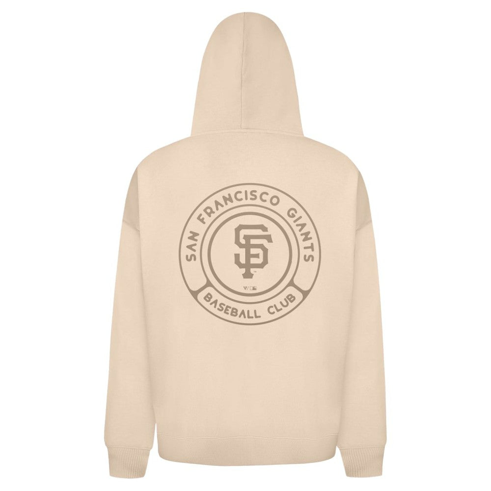 San Francisco Giants Levelwear Uphill Oversized Full-Zip Hoodie - Khaki - MLB Lifestyle