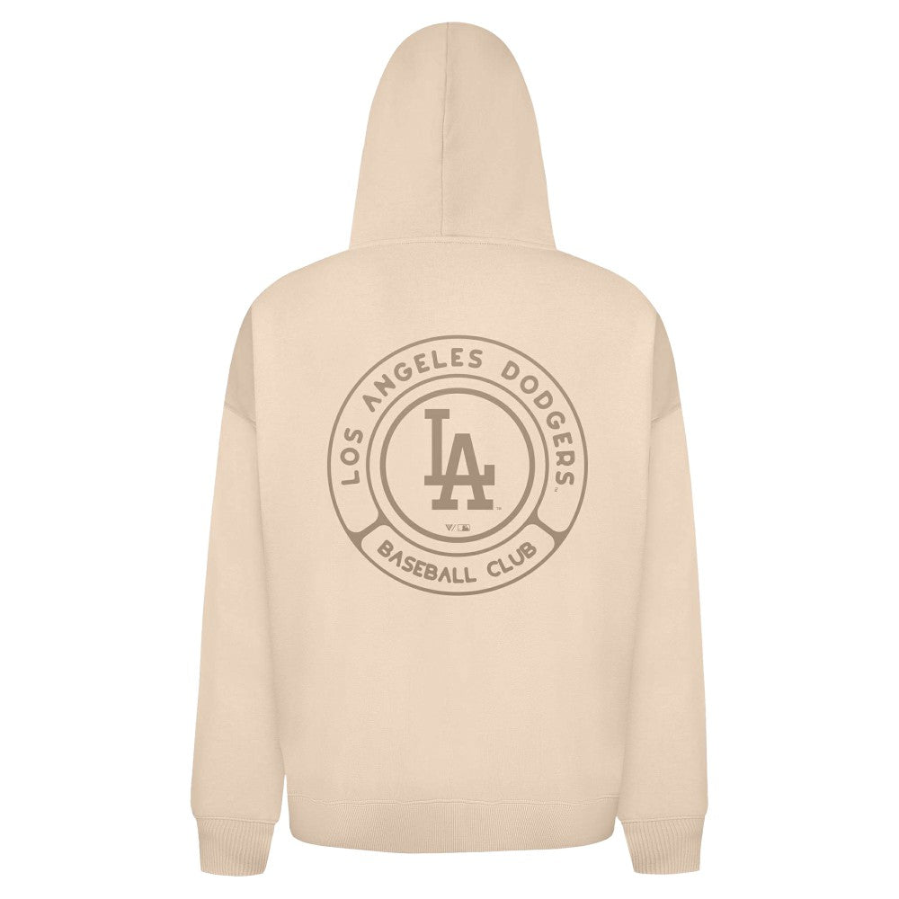Los Angeles Dodgers Levelwear Uphill Oversized Full-Zip Hoodie - Khaki - MLB Online
