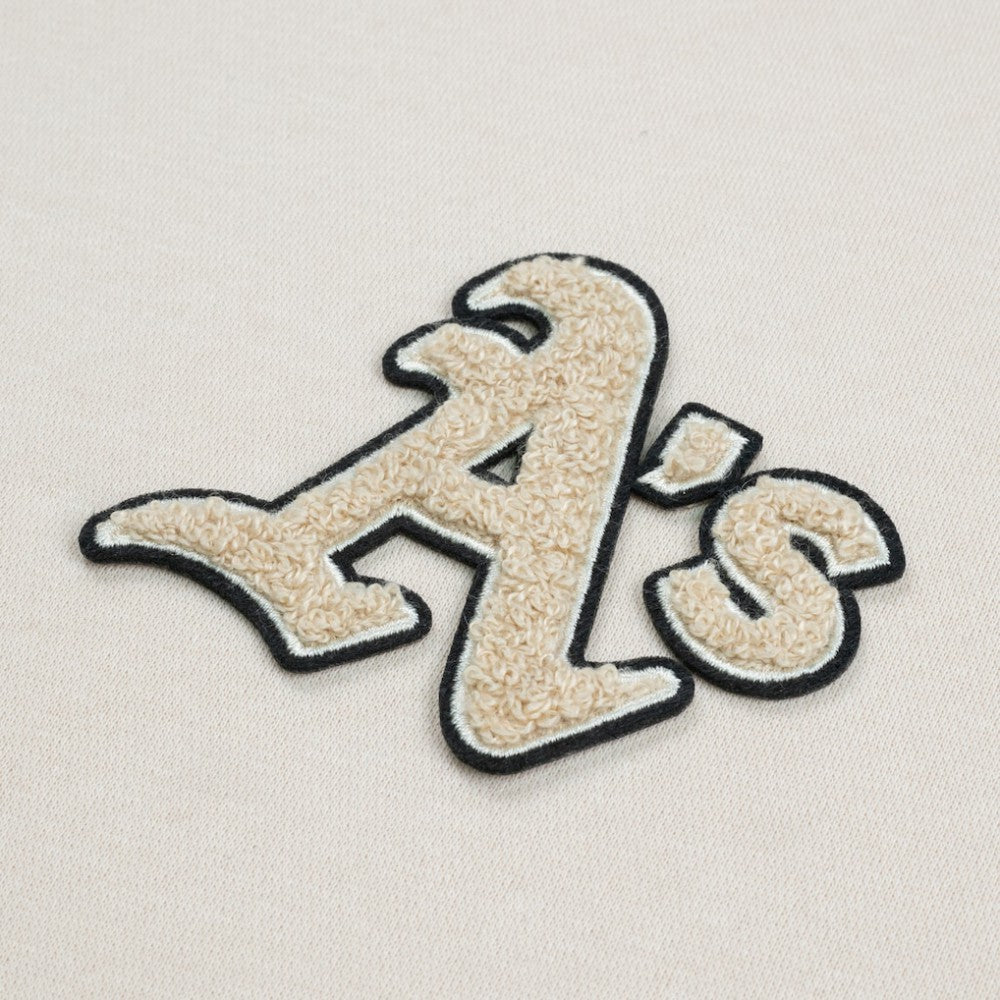 Athletics Levelwear Uphill Oversized Full-Zip Hoodie - Khaki - MLB on Sale