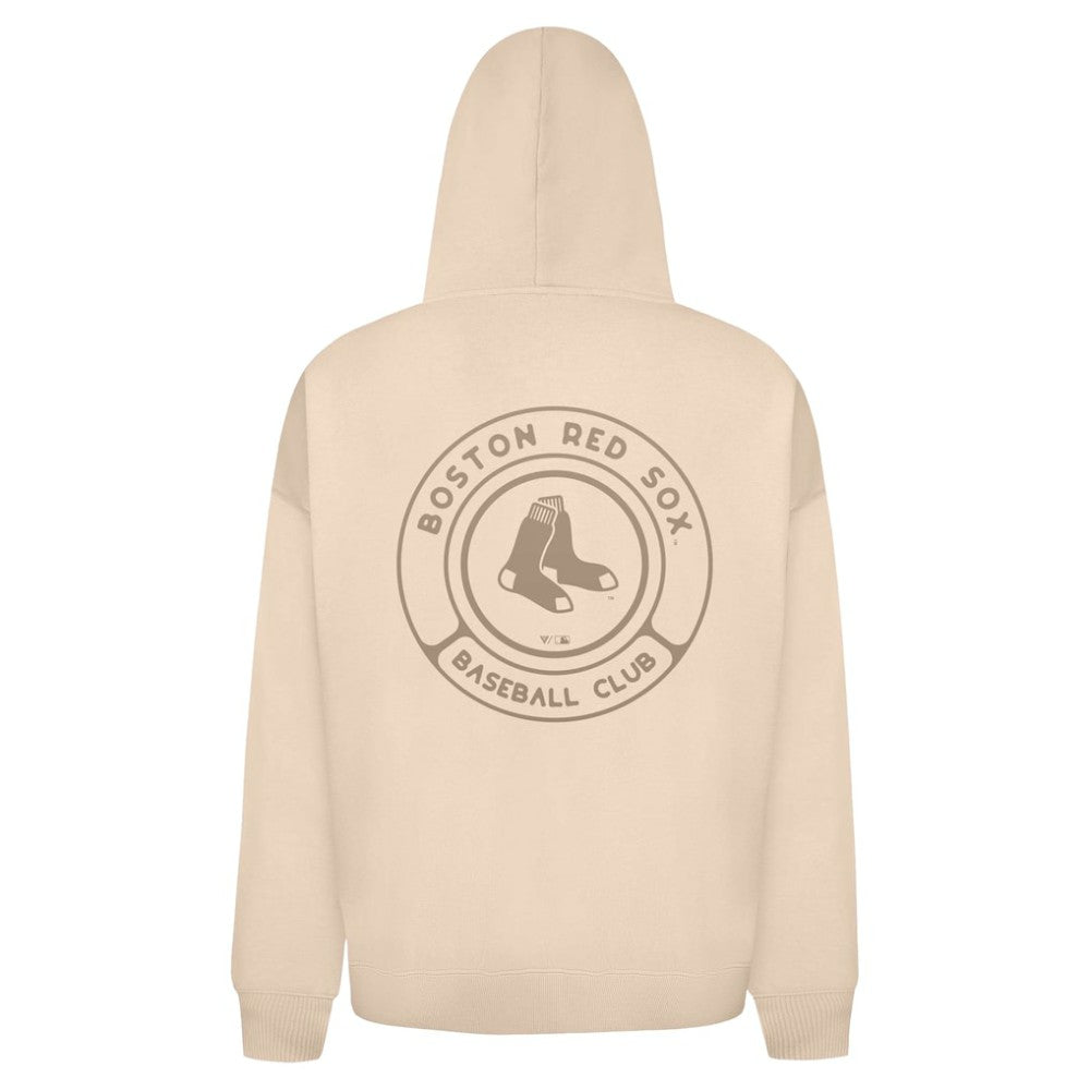 Boston Red Sox Levelwear Uphill Oversized Full-Zip Hoodie - Khaki - MLB on Sale