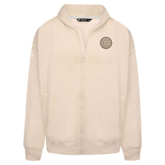 Chicago Cubs Levelwear Uphill Oversized Full-Zip Hoodie - Khaki - MLB Online