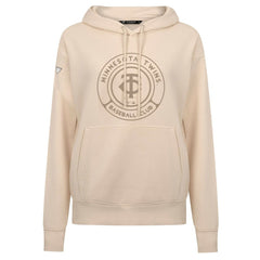 Minnesota Twins Levelwear Women's Adorn Gateway Pullover Hoodie - Khaki - MLB on Sale