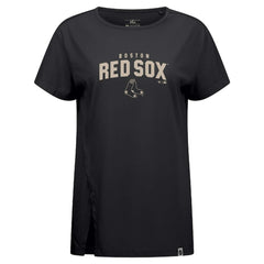 Boston Red Sox Levelwear Influx Team Arch T-Shirt - Black - MLB on Sale