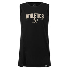 Athletics Levelwear Women's Influx Team Arch Tank Top - Black - MLB Sale