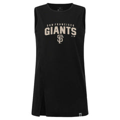 San Francisco Giants Levelwear Women's Influx Team Arch Tank Top - Black - MLB Online