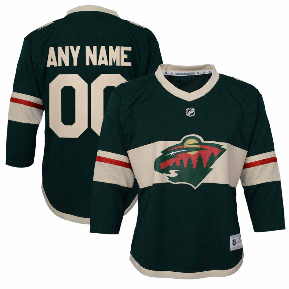 Minnesota Wild Youth Replica Custom Jersey - Green - NHL 202081843