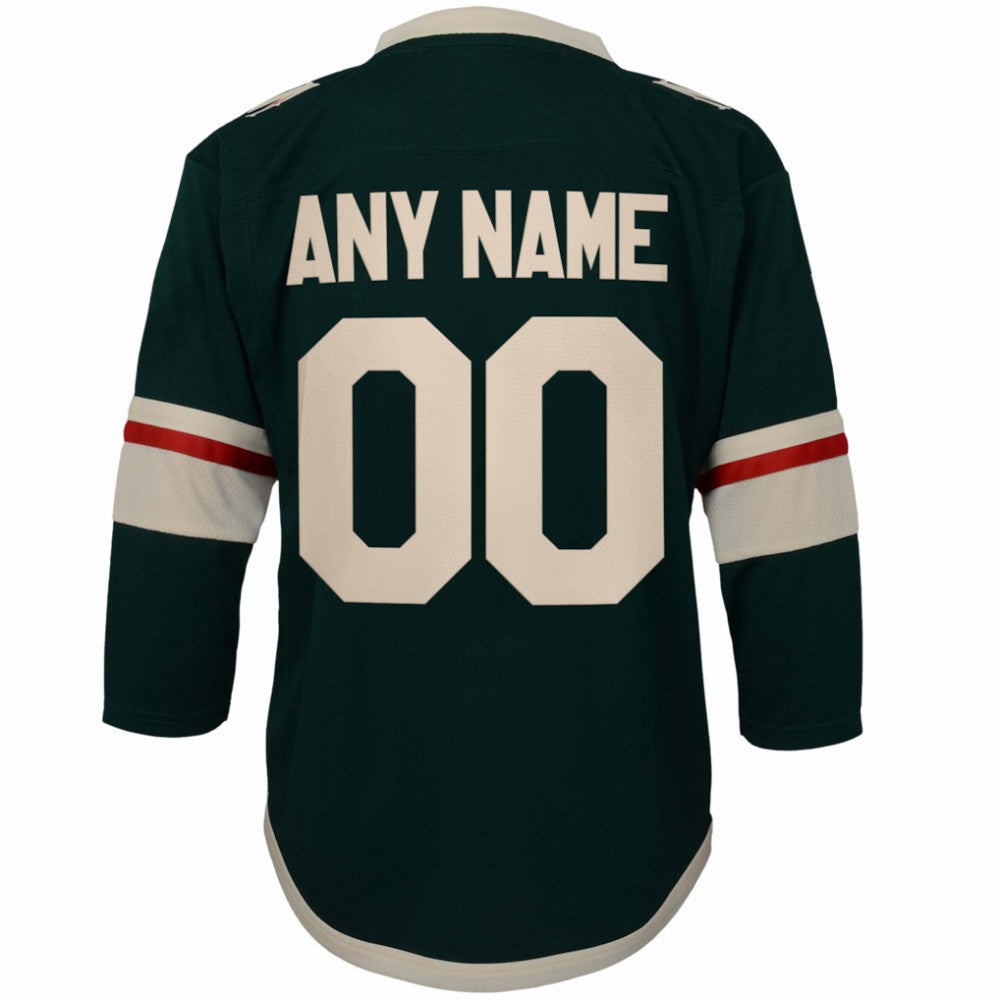 Minnesota Wild Youth Replica Custom Jersey - Green - NHL 202081843