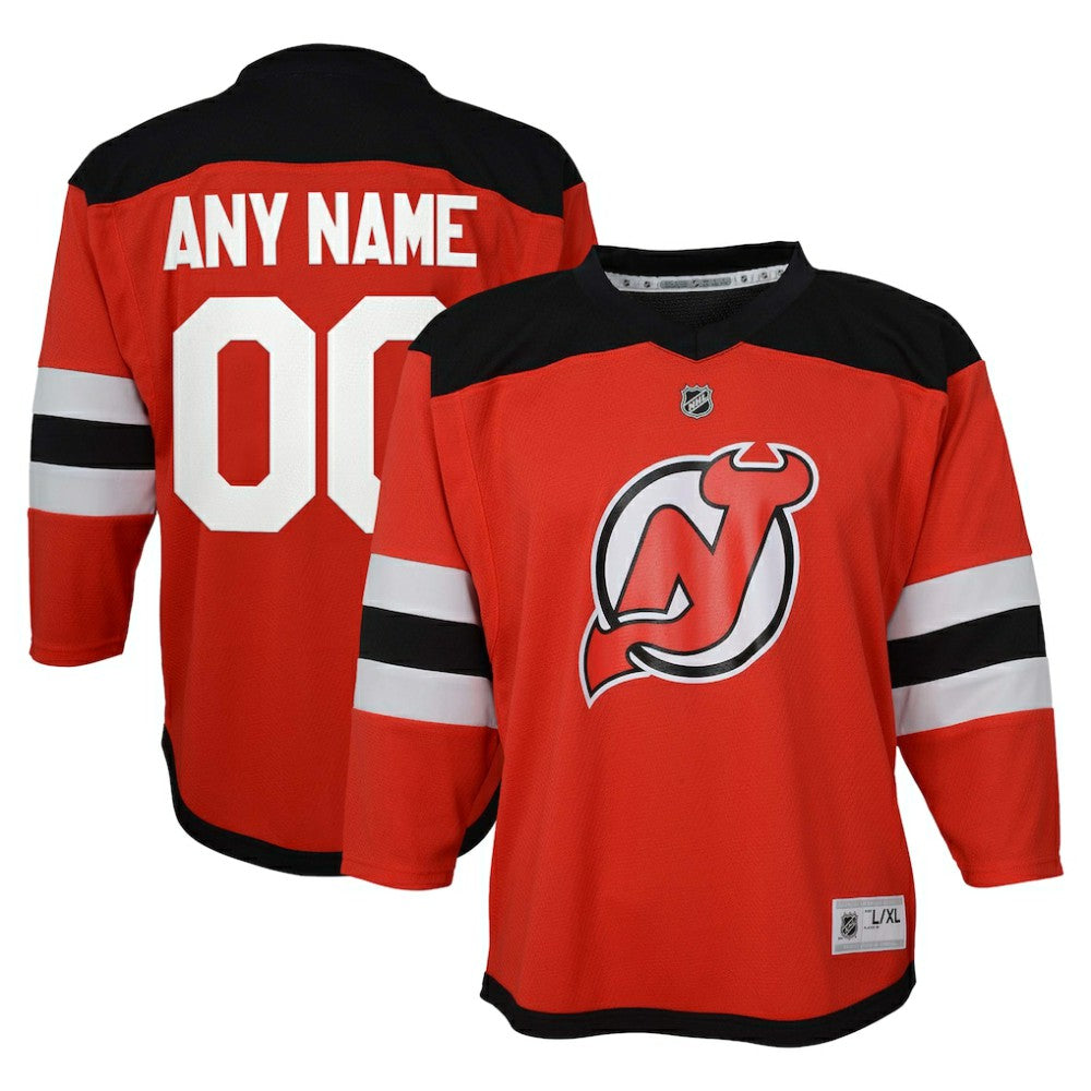 New Jersey Devils Youth Replica Custom Jersey - Red - NHL 202081844