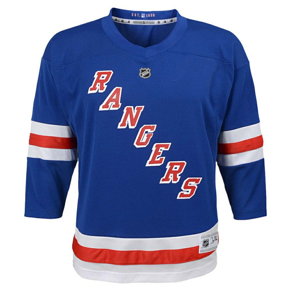 New York Rangers Youth Replica Custom Jersey - Blue - NHL 202081845