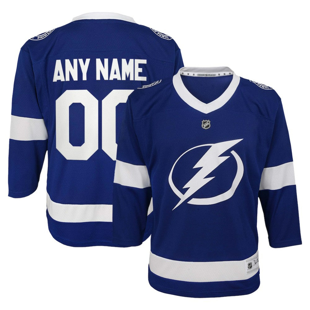 Tampa Bay Lightning Youth Replica Custom Jersey - Blue - NHL 202081846