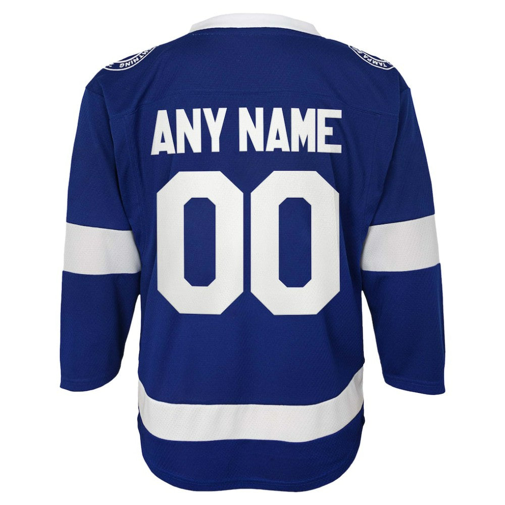 Tampa Bay Lightning Youth Replica Custom Jersey - Blue - NHL 202081846