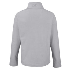 Detroit Lions Cutter & Buck Women's Hunts Point Eco Half-Snap Sweatshirt Gray