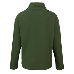 Green Bay Packers Cutter & Buck Women's Hunts Point Eco Half-Snap Sweatshirt Green