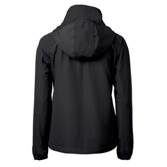 Tampa Bay Buccaneers Cutter & Buck Women's Charter Eco Recycled Half-Zip Hooded Anorak Jacket Black