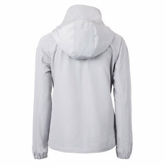 Seattle Seahawks Cutter & Buck Women's Charter Eco Recycled Half-Zip Hooded Anorak Jacket Gray
